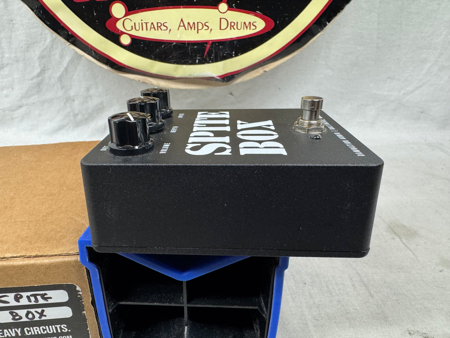 Damnation Audio Spite Box Fuzz Pedal with Box
