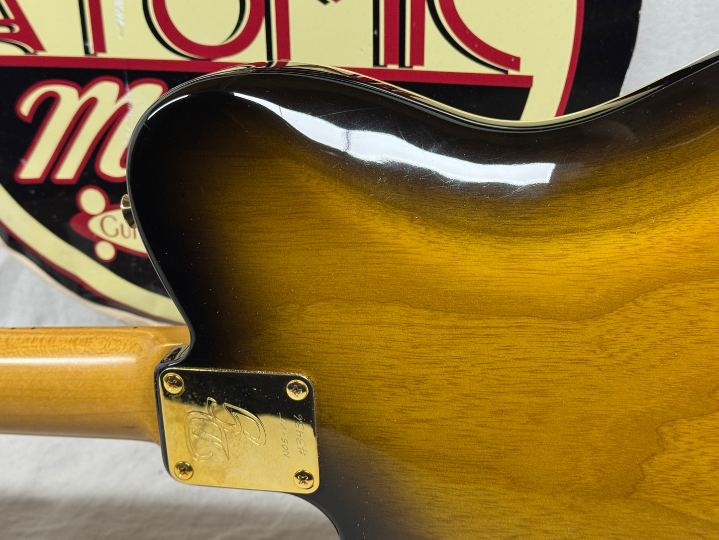 Grosh Guitars USA NOS Vintage T Singlecut Guitar with COA + Case 2016 - Two Tone Burst