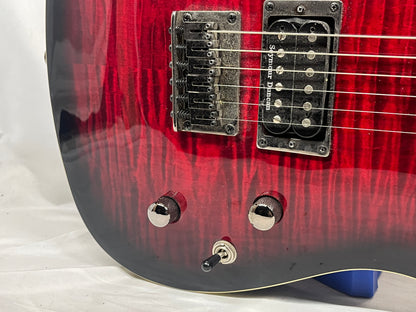 Fender Special Edition Custom Telecaster Tele FMT HH Electric Guitar - Black Cherry Burst