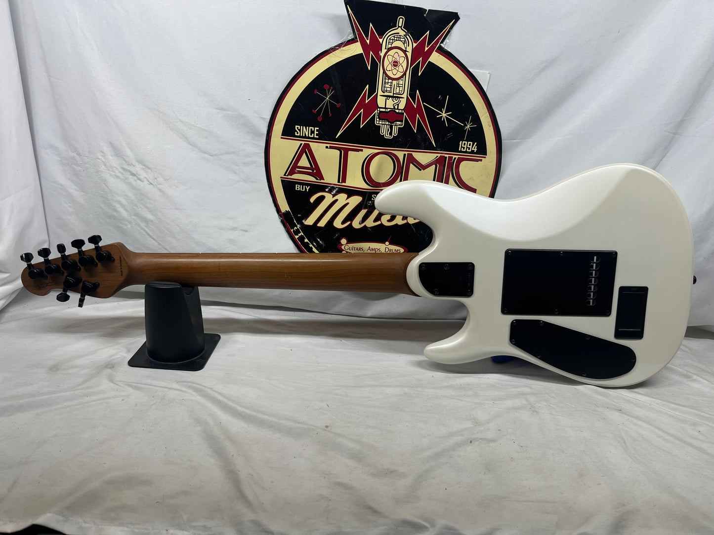Ernie Ball Music Man Jason Richardson Signature Sterling Cutlass 7 7-String Electric Guitar - Pearl White