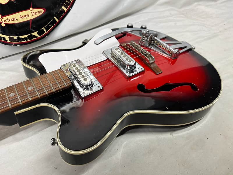 Teisco Imperial Hollow Body Electric Guitar - Image 20