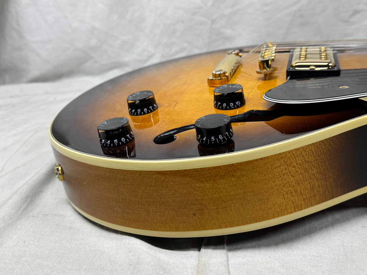 Gibson Howard Roberts Fusion Semi-Hollowbody Guitar with Lollartron pickups + Case - pro headstock repair! 1988