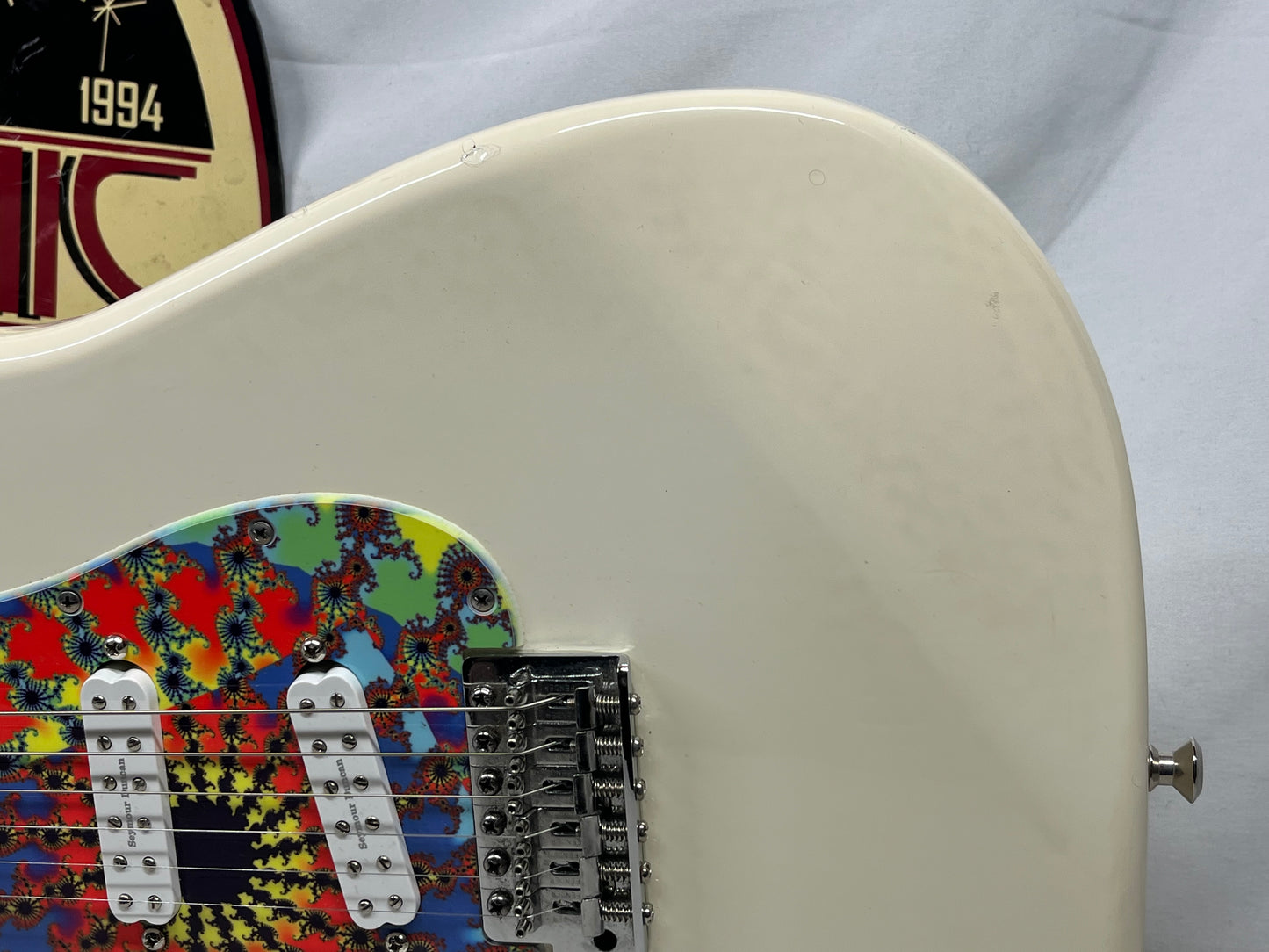 Fender Standard Stratocaster Strat Left Handed Lefty Electric Guitar - Arctic White