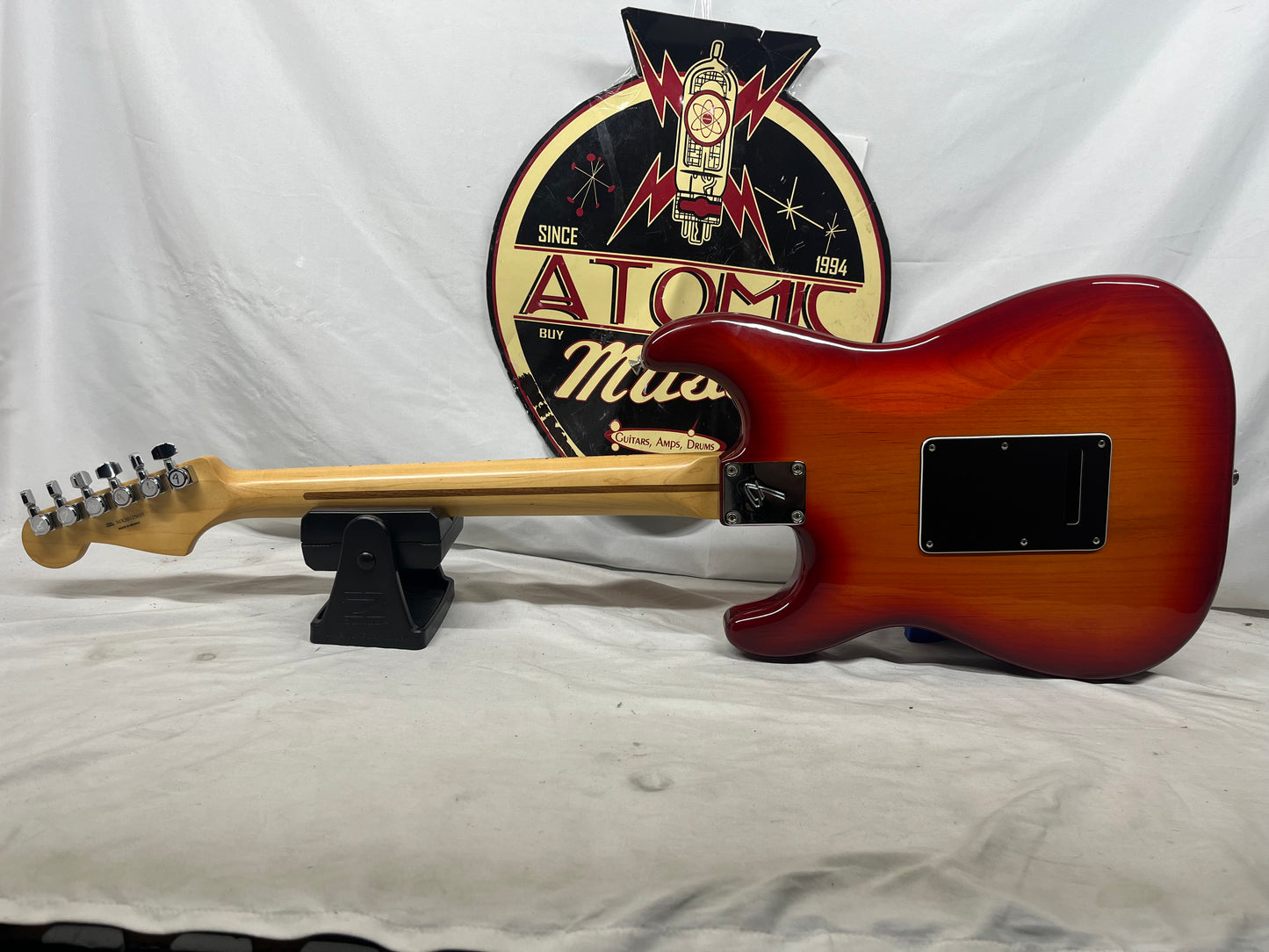 Fender Player Stratocaster Strat Plus Top Electric Guitar - Aged Cherry Burst