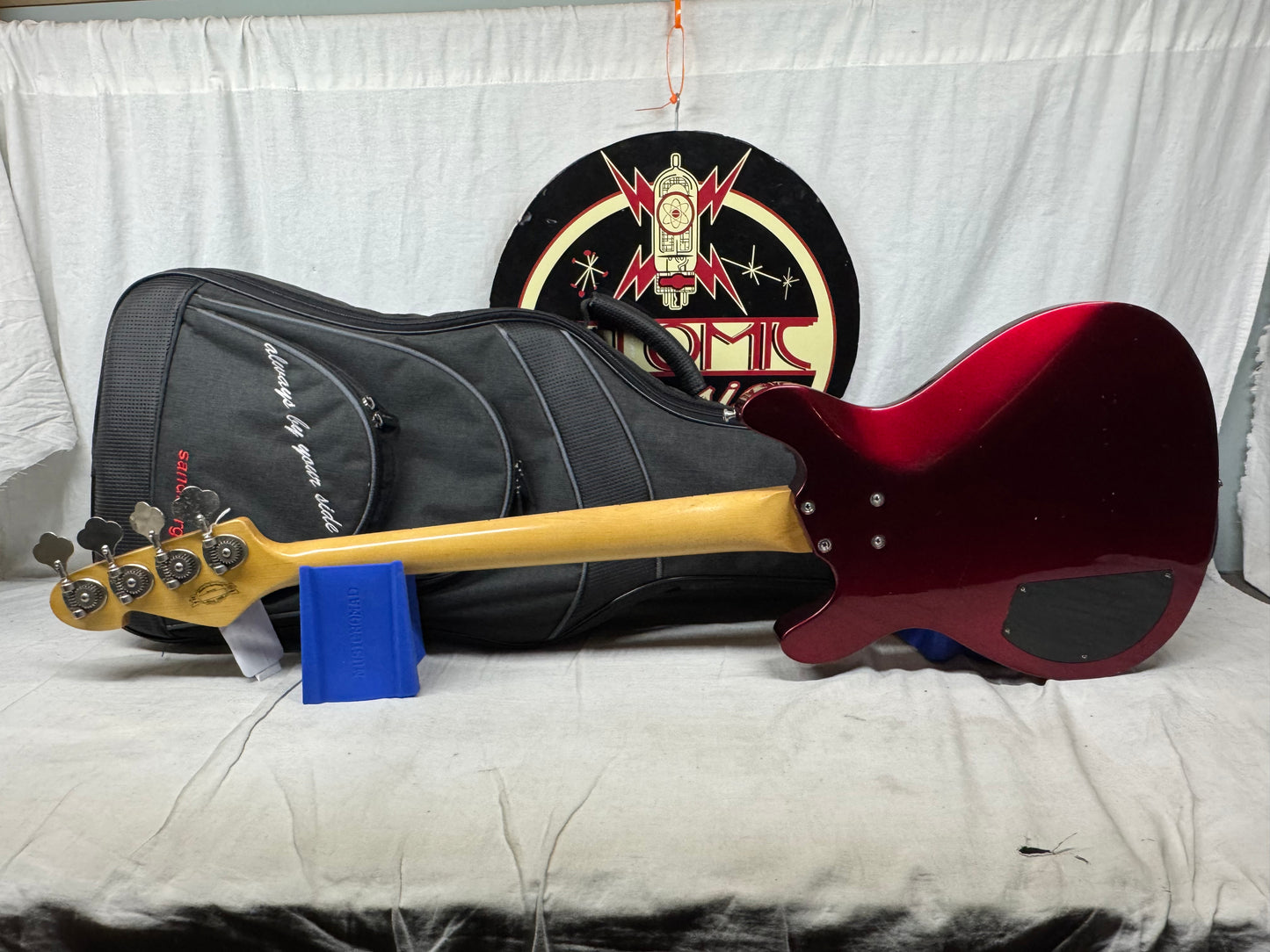 Sandberg Florence 30" Short Scale 4-string Bass with Gig Bag 2020s - Ruby Red