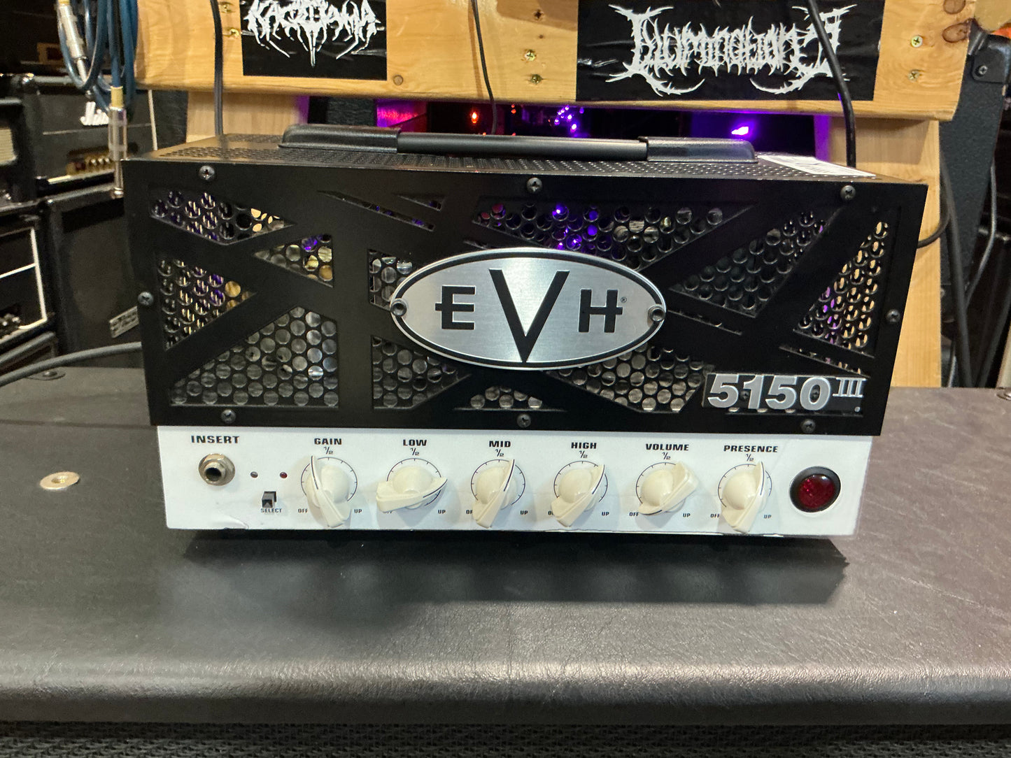 EVH 5150 III 3 LBX 2-Channel 15-Watt Tube Guitar Amplifier Head