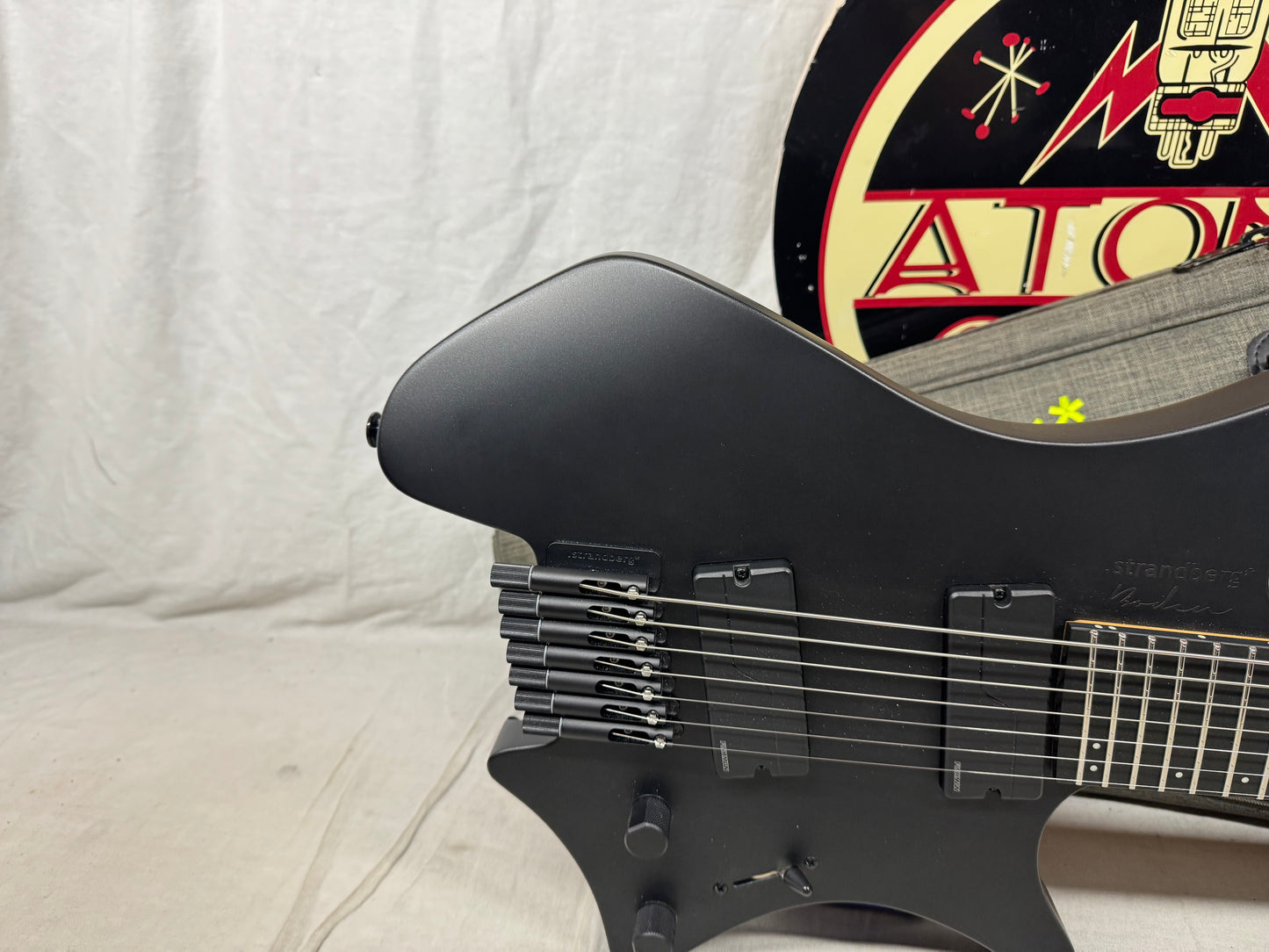 Strandberg Guitars Boden NX7 nx 7 Metal Headless 7-string Multiscale Guitar with Gig Bag 2024 - Black