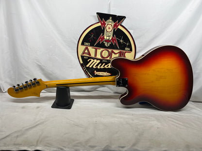 Fender Starcaster Semi-Hollow Body Electric Guitar - Aged Cherry Burst