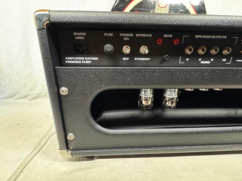 Amplified Nation PF 50W Phoenix Fury 50 Watt Tube Guitar Amplifier Head - Image 9