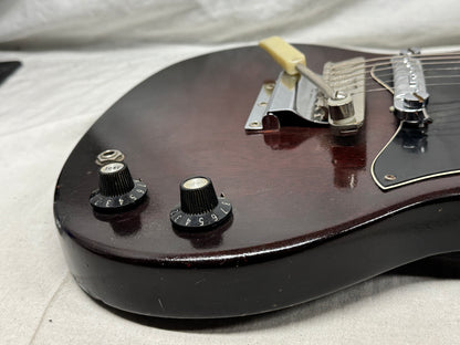 Gibson SG Junior jr Guitar with Chipboard Case 1967 - Dark Cherry
