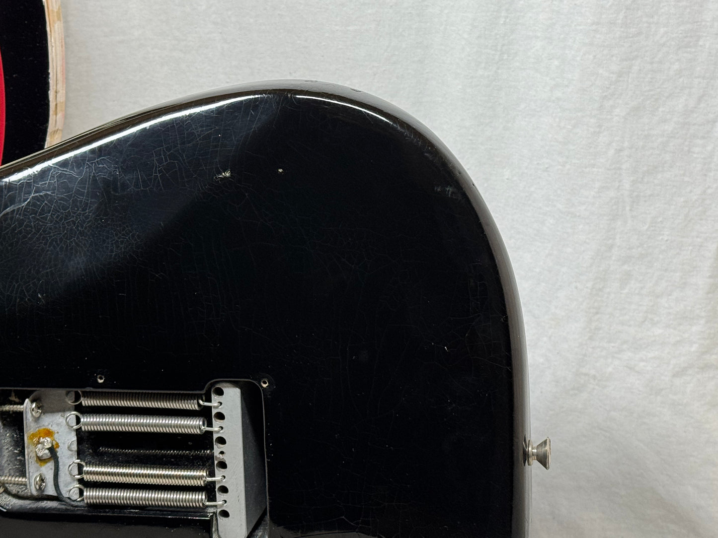 Fender USA Vintage Series '62 1962 Stratocaster Guitar with Case pot codes date to 1988 - Black / Rosewood fingerboard