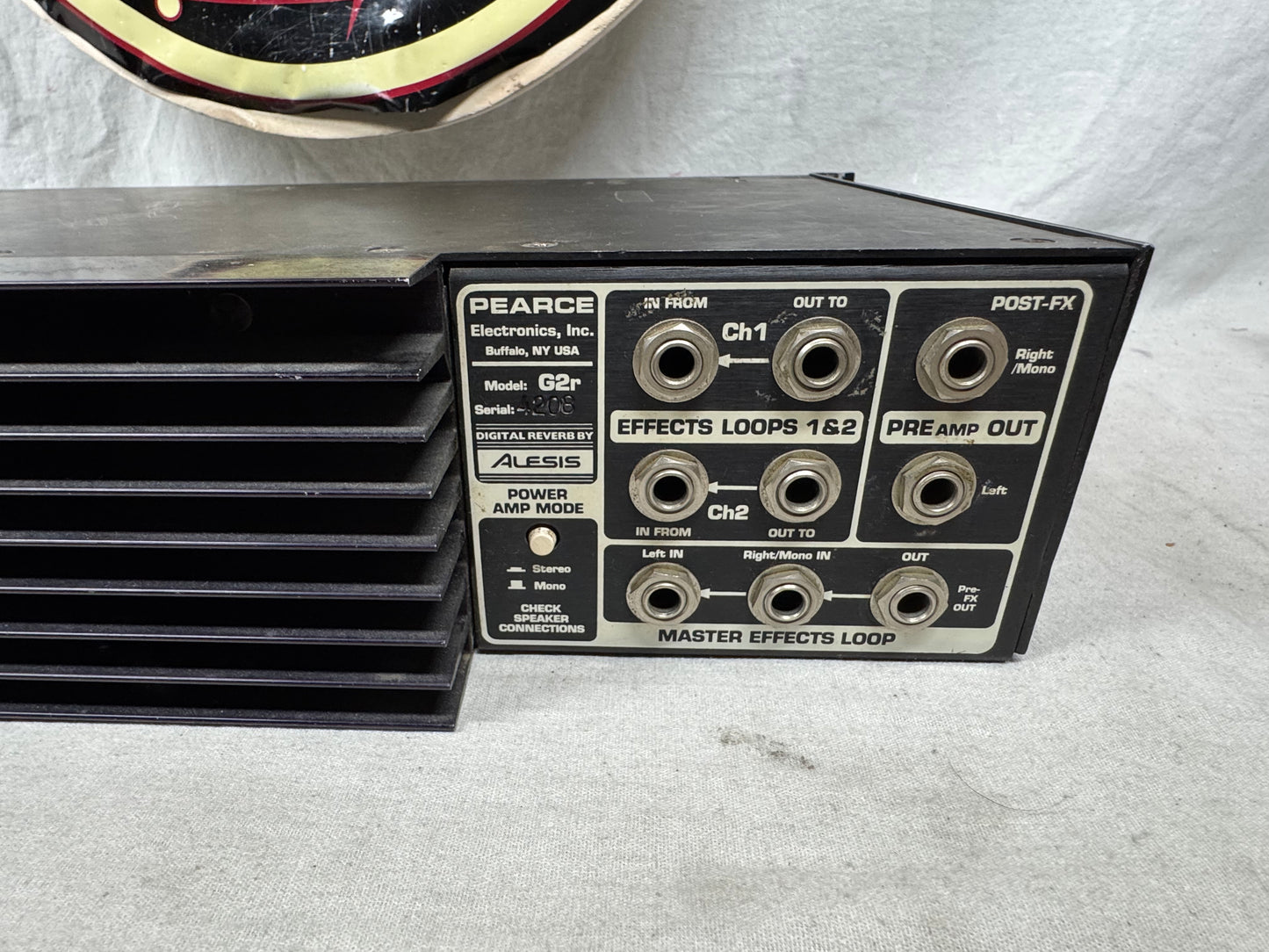 Pearce G2r Solid State Guitar Amplifier Head Rack