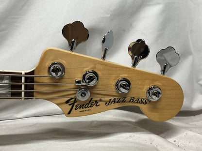 Fender American Deluxe 4-String Electric Jazz Bass 2011 - Wine Transparent