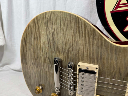 Gibson Custom Shop Les Paul Standard Rock Top Guitar with COA + Case 2017 - Fossilized Flamed Malechite