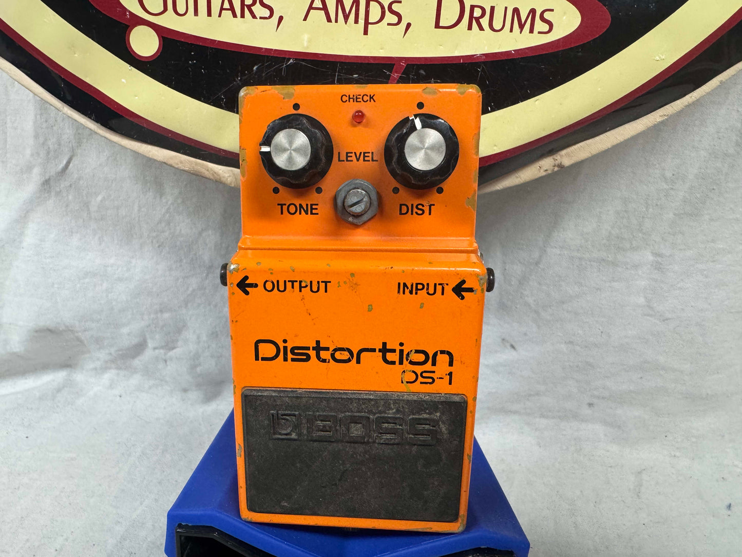 Boss DS-1 Distortion Pedal - missing 1 knob - JRC J001 OpAmp Chip 2008