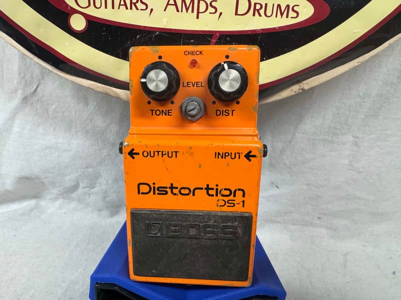Boss DS-1 Distortion Pedal - missing 1 knob - JRC J001 OpAmp Chip - Image 2
