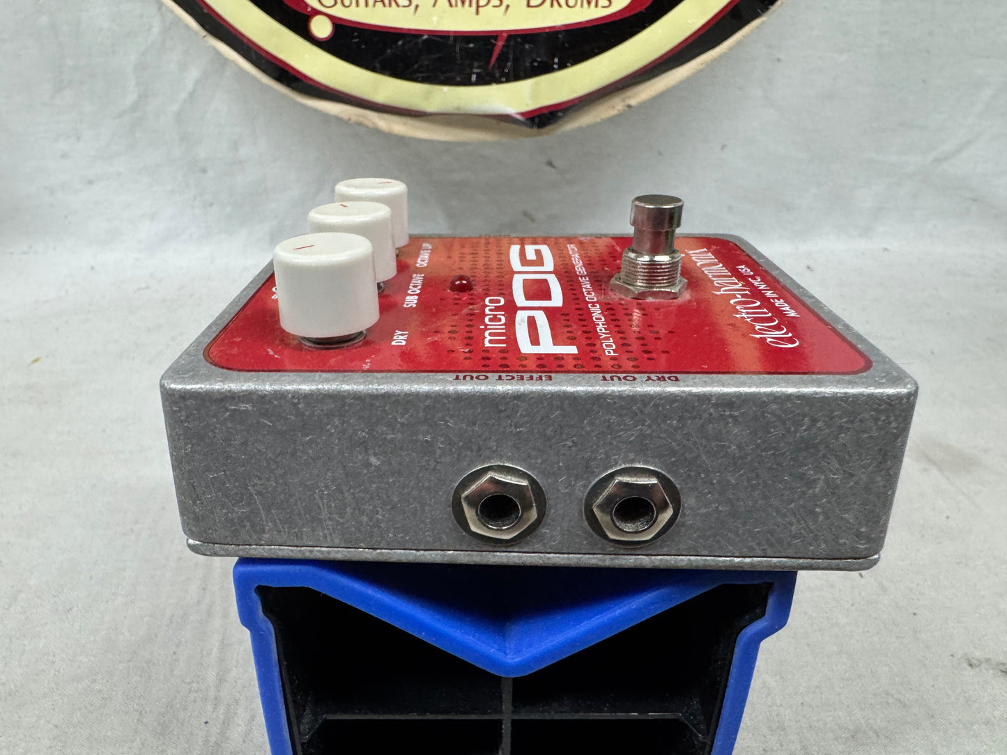 Electro-Harmonix Micro POG p.o.g. Polyphonic Octave Generator Pitch Shifter Harmonizer Pedal