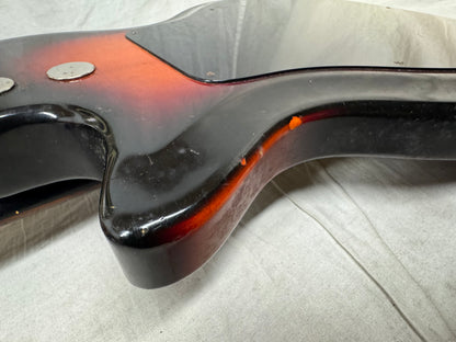 Supro Rhythm Master Guitar with Case - Sunburst