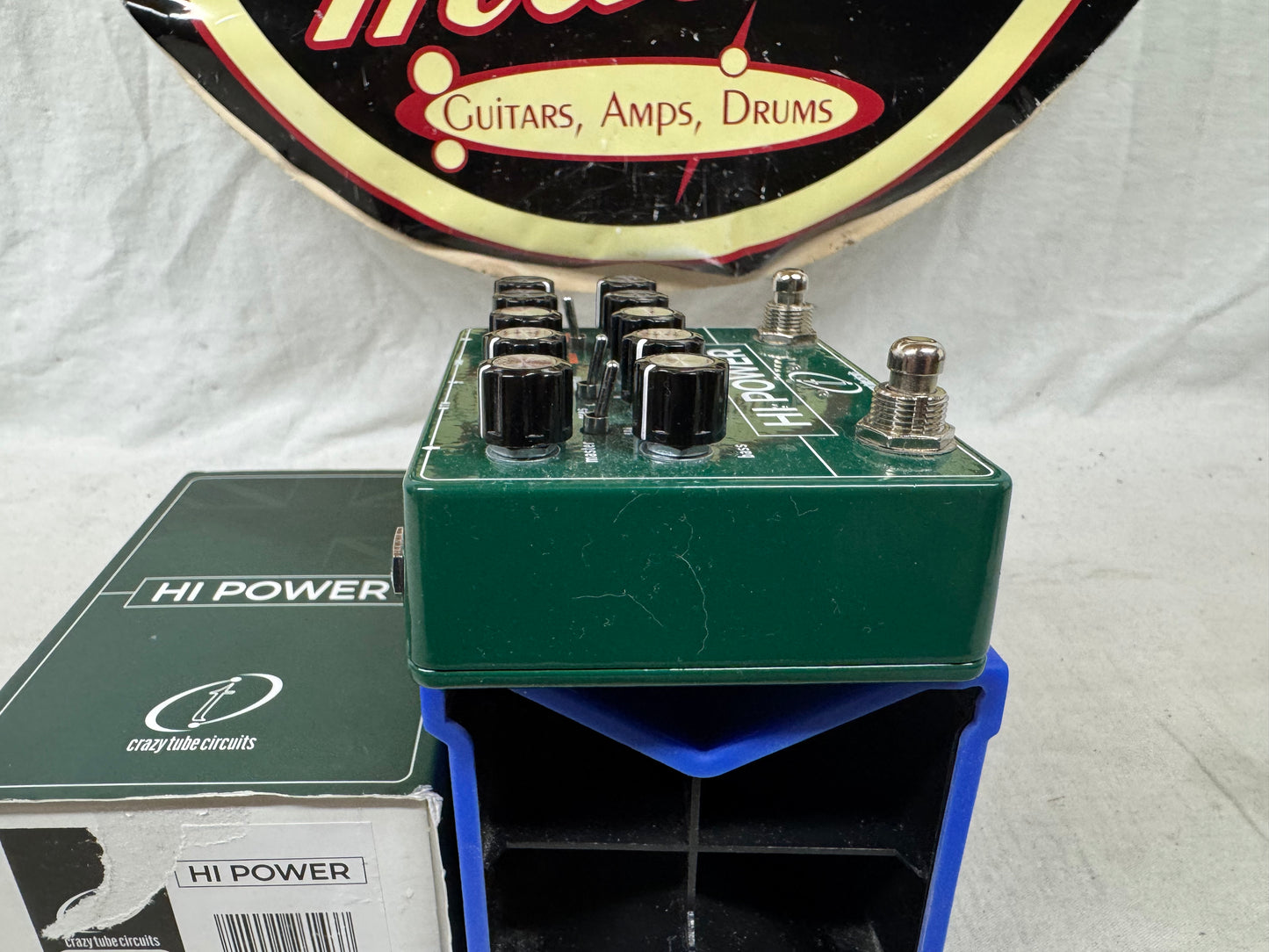Crazy Tube Circuits Hi Power Overdrive Pedal with Box