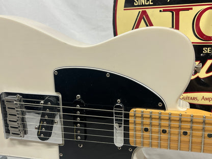 Fender Deluxe Nashville Telecaster Tele Electric Guitar - White Blonde