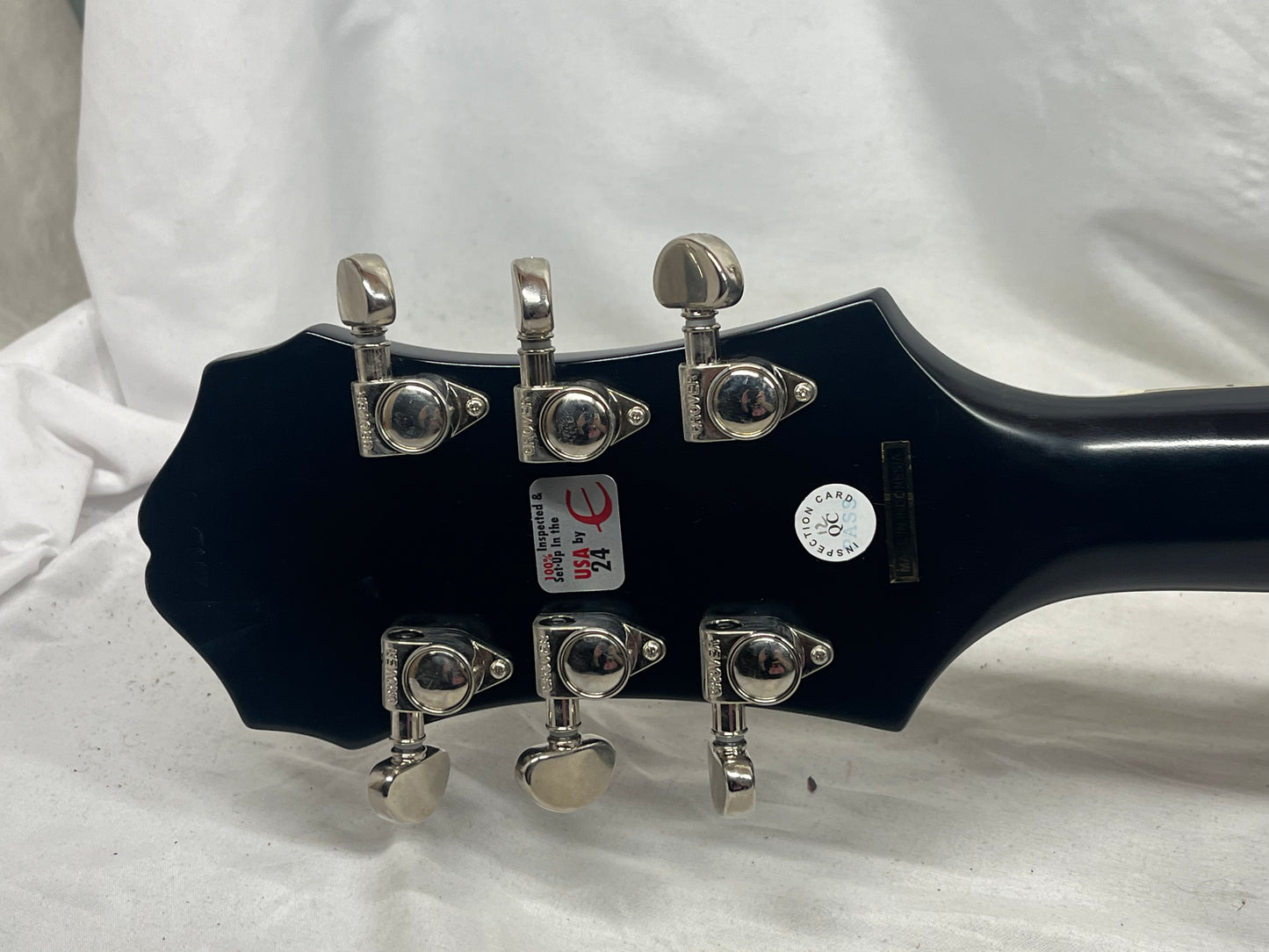 Epiphone Swingster Semi-Hollow Body Electric Guitar - Black Aged Gloss