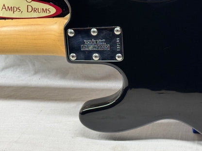 Ernie Ball Music Man Stingray sting ray 3 EQ H 3eq 4-string Bass with Case 2003 - Black / Maple neck