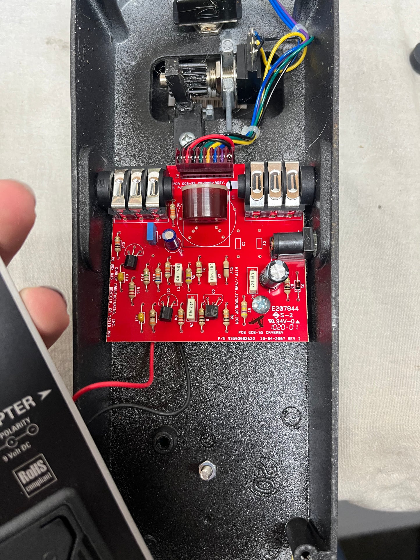 Dunlop GCB95 GCB-95 Cry Baby crybaby Wah Pedal - Rev I Circuit