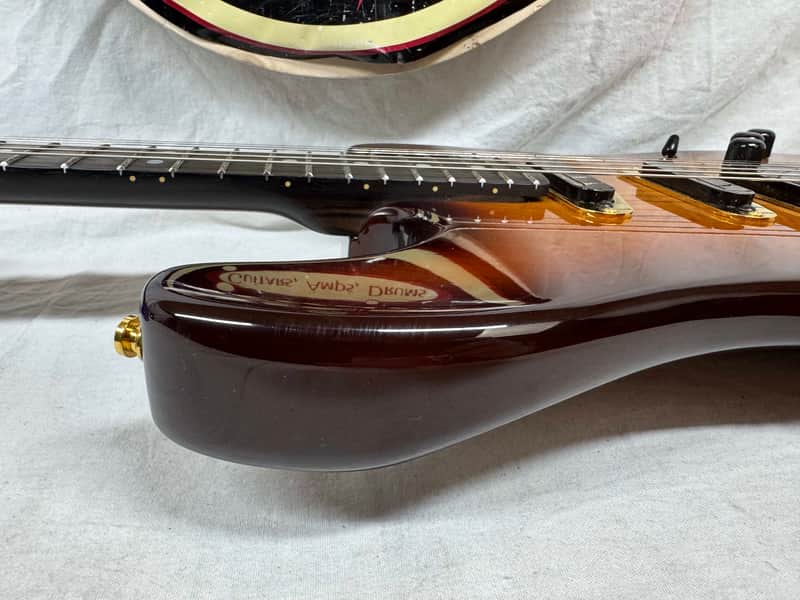 Warmoth S-style HSS Guitar with Lace Sensor Hot Gold Pickups by Houston Electric Guitar Jerry DeLue - Image 22