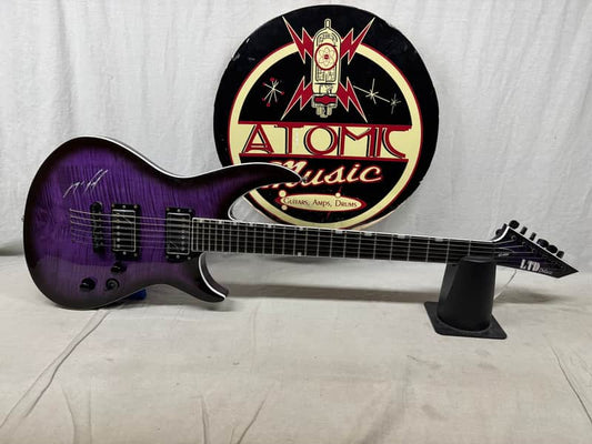 ESP LTD Deluxe H3-1000 h31000 Horizon Guitar - signed by George Lynch