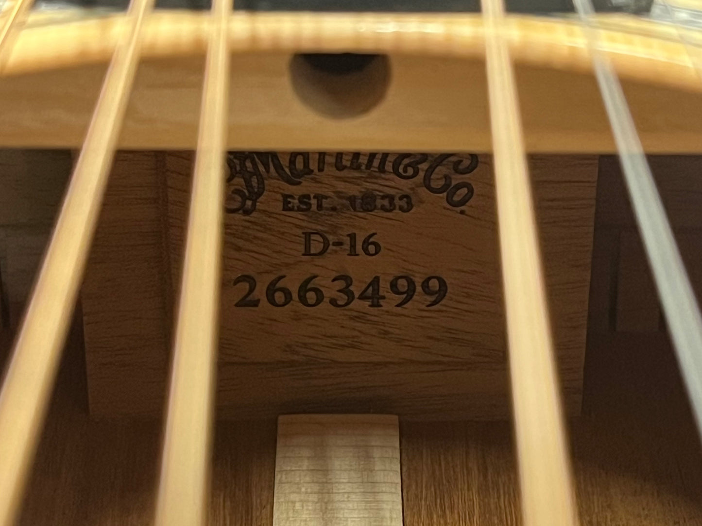 Martin D-16 Acoustic Electric Guitar