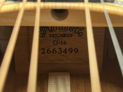 Martin D-16 Acoustic Electric Guitar