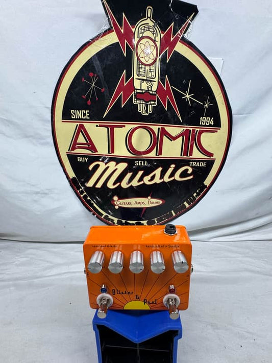 Spun Loud Effects Blister & Peel Dual Dirt Overdrive Distortion Fuzz Pedal