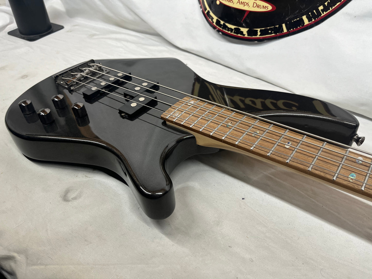 Mitchell MB200 4-String Electric Bass - Gunmetal