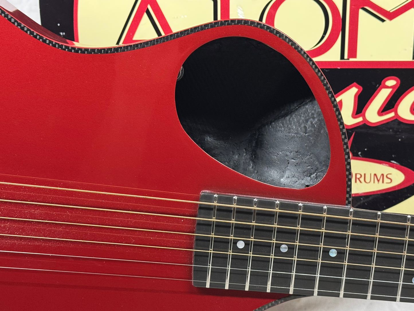 Composite Acoustics XI HG ELE Custom Acoustic-Electric Guitar with Case