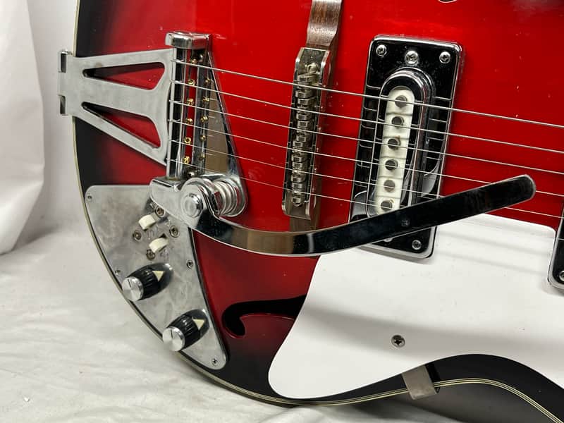Teisco Imperial Hollow Body Electric Guitar - Image 5