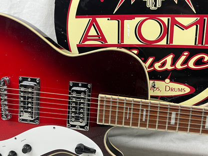 Silvertone Jupiter 1423 Redburst Reissue Singlecut Electric Guitar