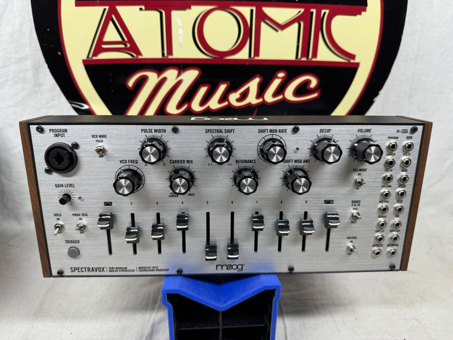 Moog Spectravox Semi-Modular Analog Synthesizer with Power Supply + Soft Case 2019 - Limited Moogfest 2019 Engineering Workshop Edition
