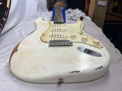 Fender Road Worn '60s Stratocaster Strat Electric Guitar 2010 - Olympic White