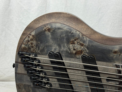 Ibanez BTB Series BTB806MS-TGF 6-string Multiscale Bass with Soft Case 2022 - Transparent Gray Flat