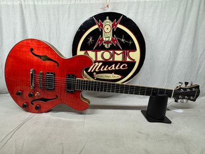 Eastman T185MX-BD t185mx Thinline Semi-Hollowbody Guitar with Case