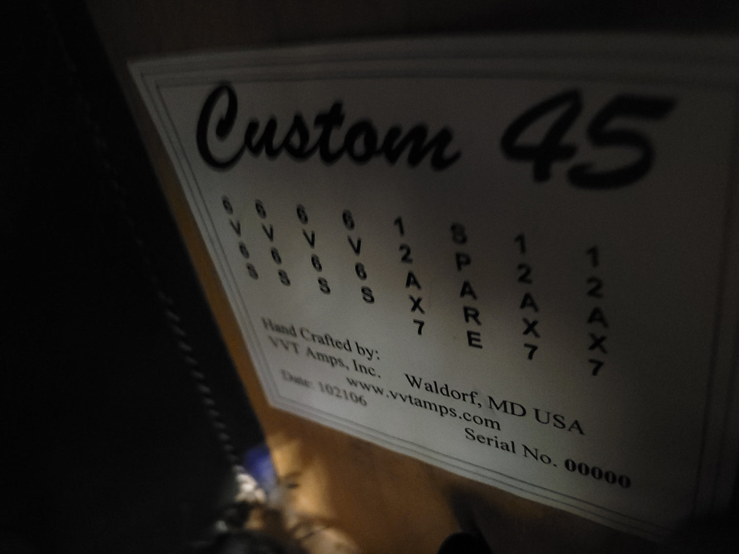 VVT Custom 45 Combo Amp - Local Pickup Only