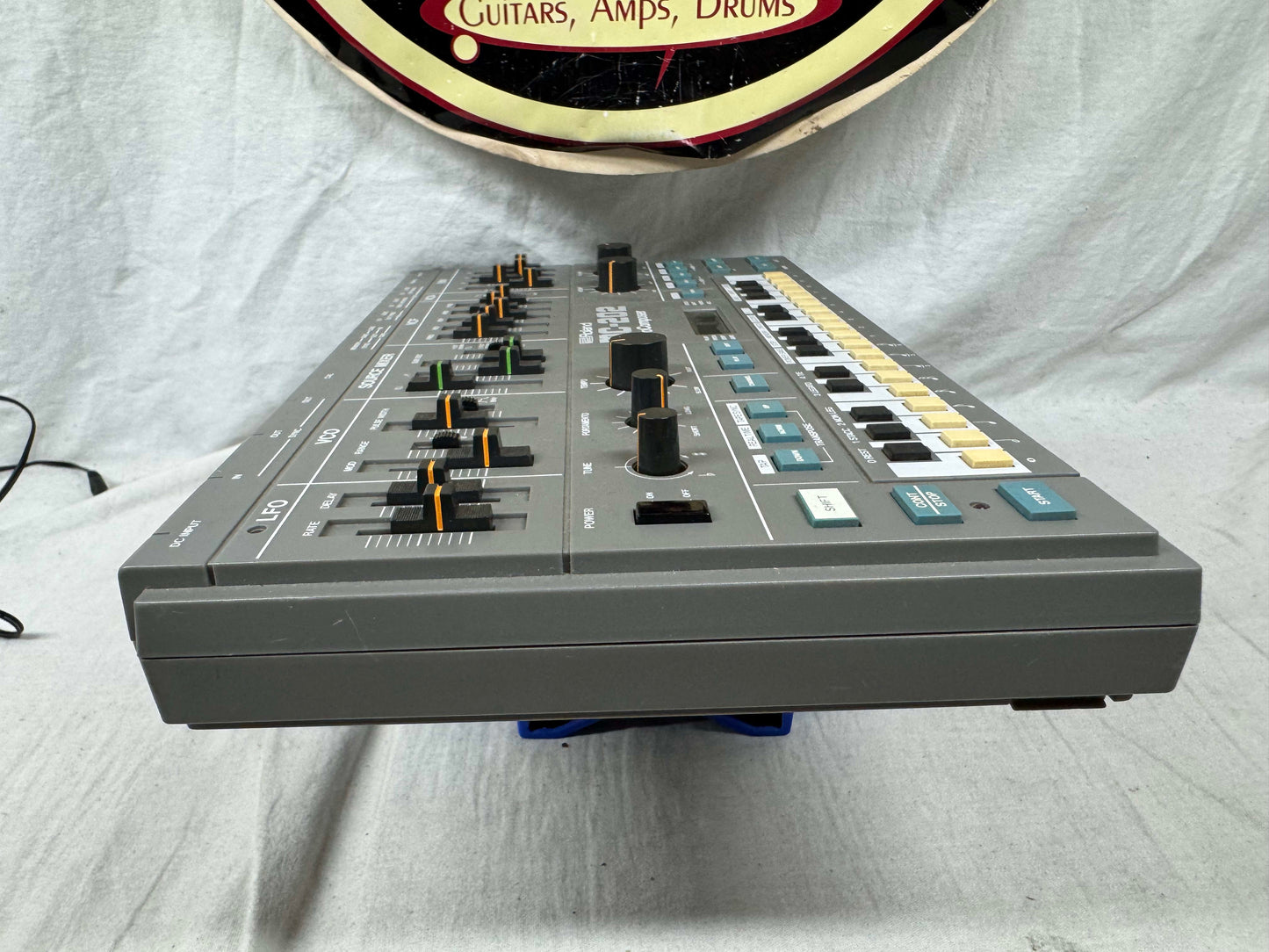 Roland MC-202 mc202 MicroComposer micro composer Monophonic Analog Synthesizer / Sequencer Module with Filter CV mod + power supply mod - with Boss Power Supply 1983