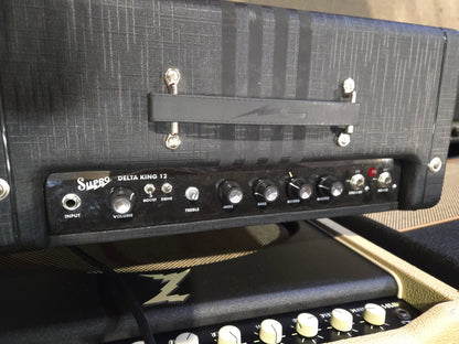 Supro 1822R Delta King 12 15-Watt 1x12" Guitar Combo 2021 - Present - Black / Black Stripes - Local Pickup Only