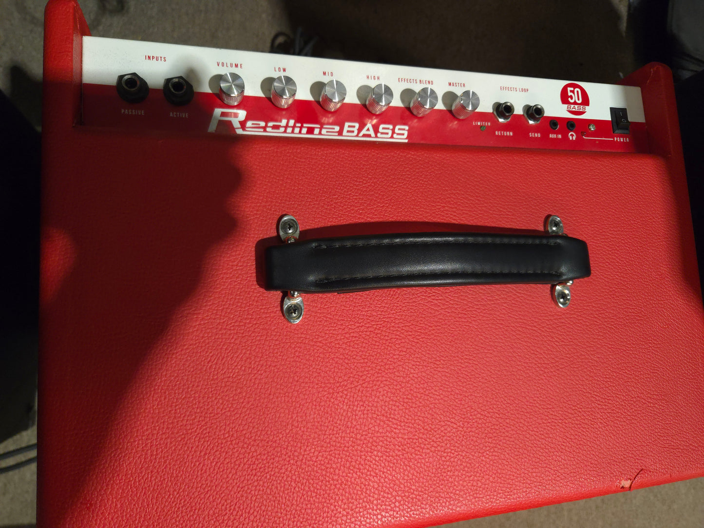 VHT AV-RL-50B Redline 50 Bass 50-Watt 1x12" Bass Combo 2020s - Red - Local Pickup Only