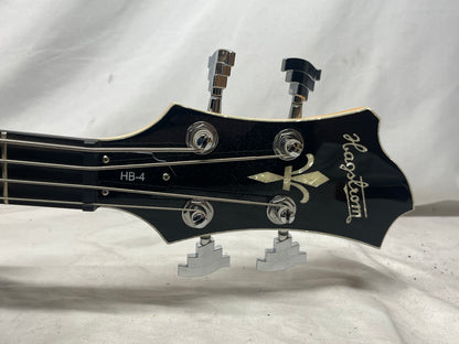 Hagstrom HB-4 Doublecut 4-String Electric Bass with Gig Bag - Split in Fretboard *See Photos*