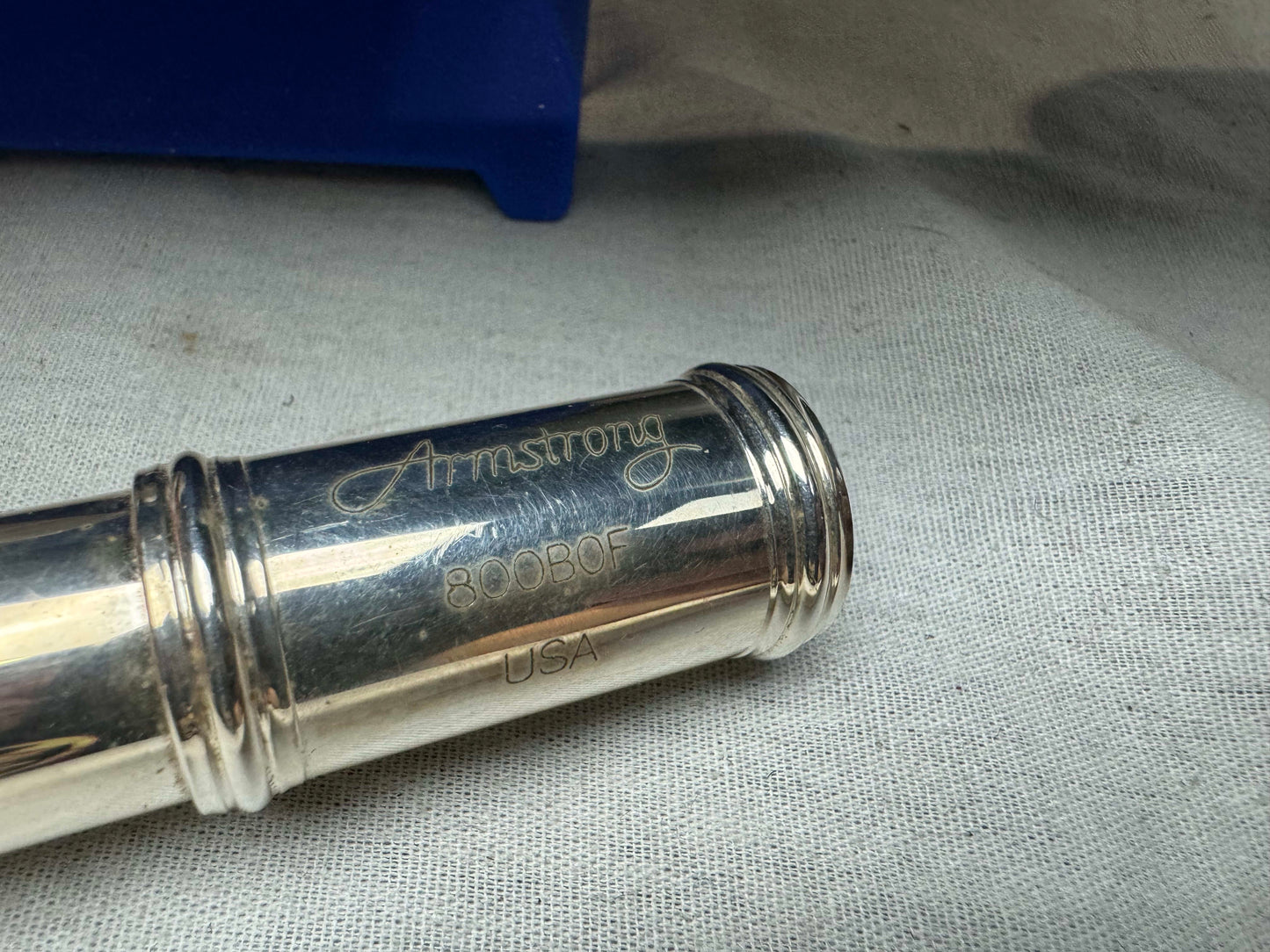 Armstrong 800BOF 800 BOF b0f Open Hole Flute with Case