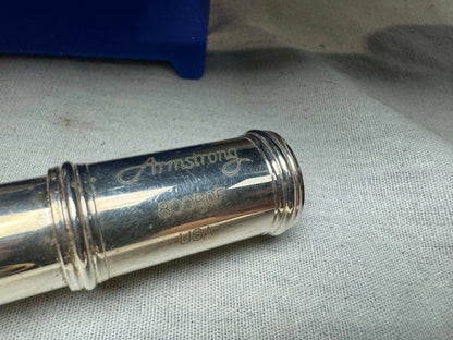 Armstrong 800BOF 800 BOF b0f Open Hole Flute with Case