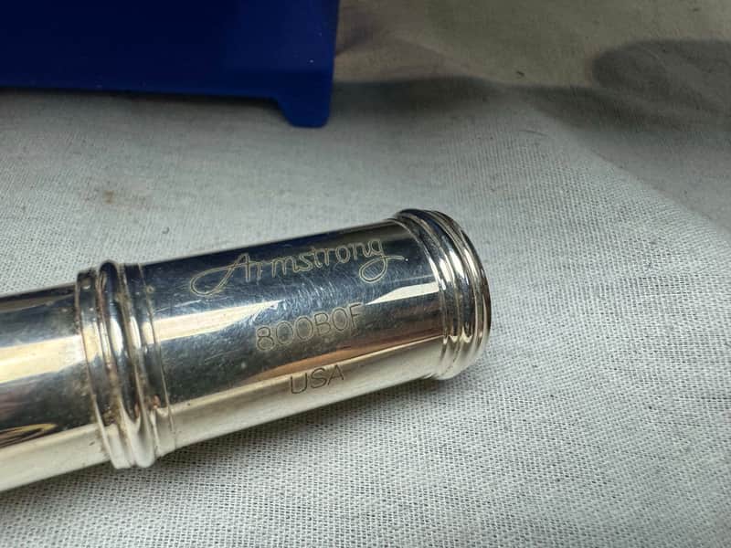 Armstrong 800BOF 800 BOF b0f Open Hole Flute with Case - Image 16