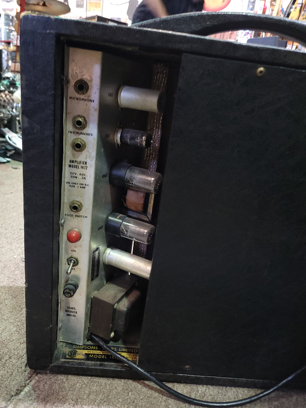 Silvertone Model 1472 10-Watt 1x12 Guitar Combo 1960s - Local Pickup Only