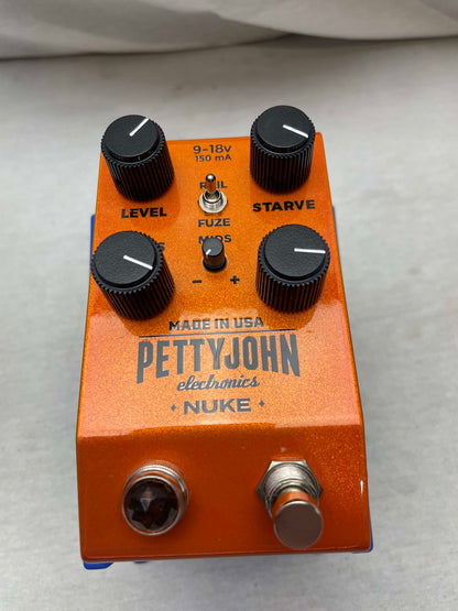 Pettyjohn Electronics Nuke Limited Fuzz Pedal with Box